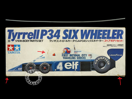 Tamiya Vintage 1/10 RC Tyrrell P34 Six Wheeler F1 Body Parts SP1051 BOX DAMAGED