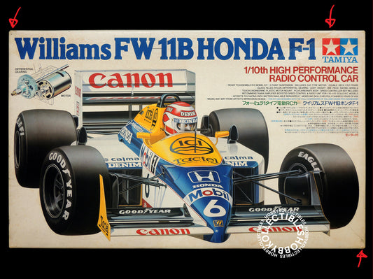 Tamiya Vintage 1/10 RC Williams FW-11B Honda F-1 #58069 RW Chassis Model Kit