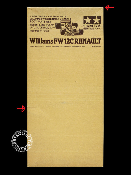 Tamiya Vintage 1/10 RC F1 Williams FW-12C Renault Body Set #378 Model kit