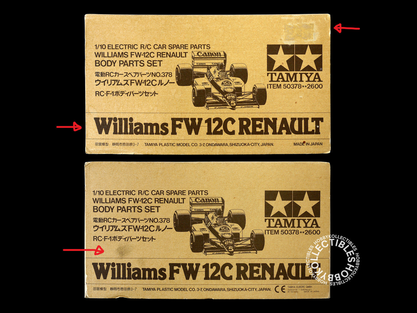 Tamiya Vintage 1/10 RC F1 Williams FW-12C Renault Body Set #378 Model kit