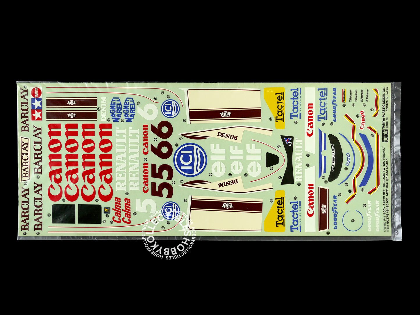 Tamiya Vintage 1/10 RC F1 Williams FW-12C Renault Body Set #378 Model kit