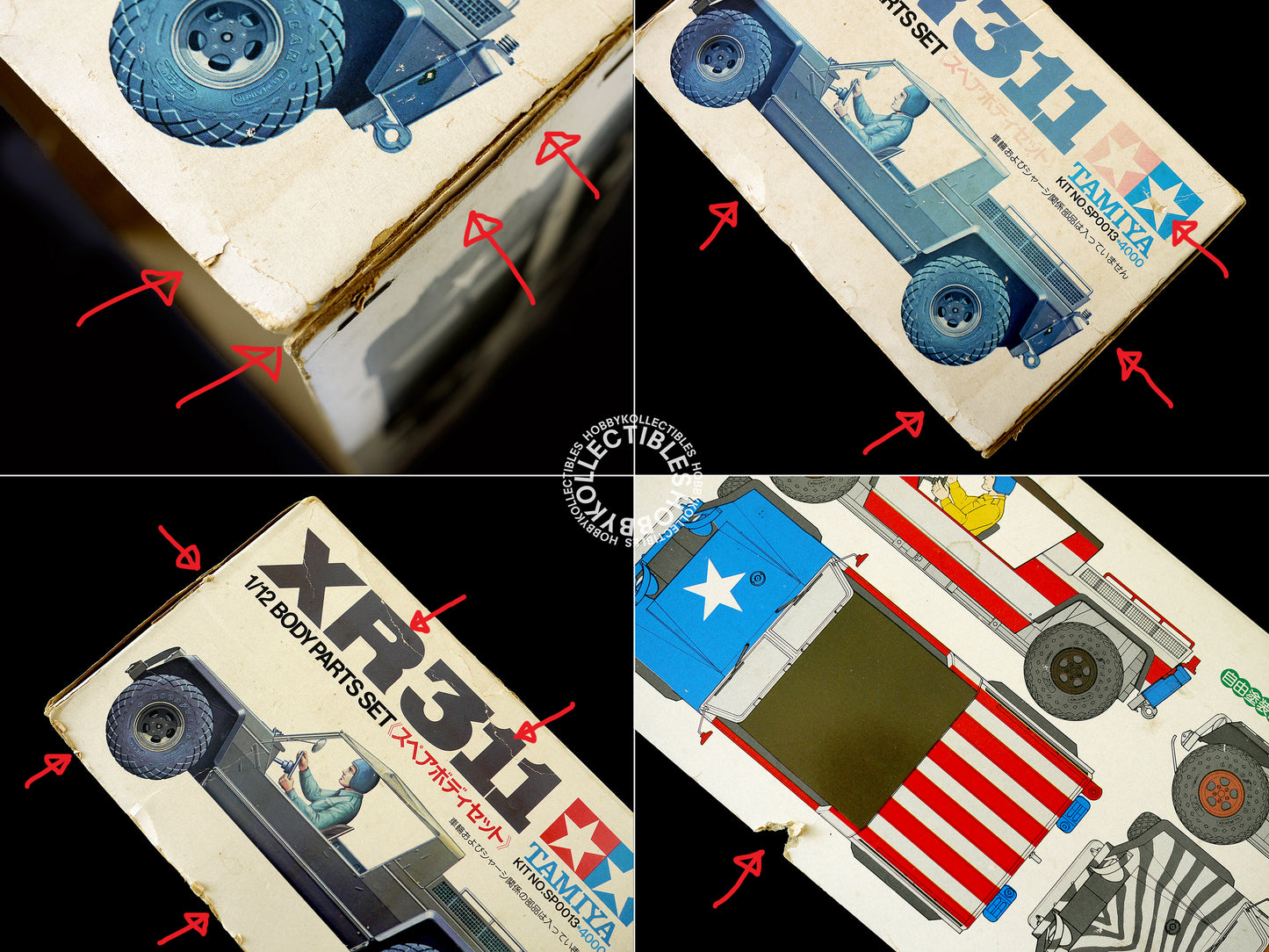 Tamiya Vintage 1/12 RC XR311 Combat Support Vehicle Body Set #SP0013 Model kit