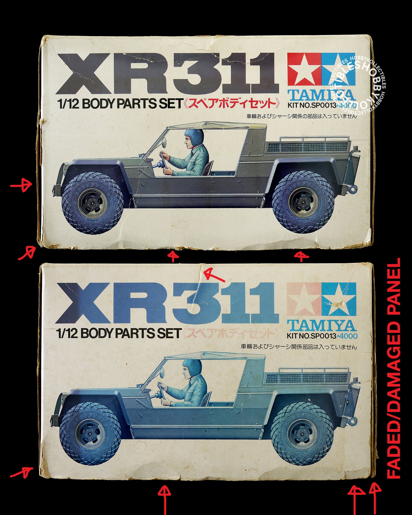 Tamiya Vintage 1/12 RC XR311 Combat Support Vehicle Body Set #SP0013 Model kit