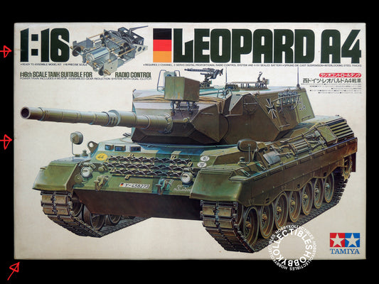 Tamiya Vintage 1/16 RC German Tank Leopard A4 RT1602 Model Kit