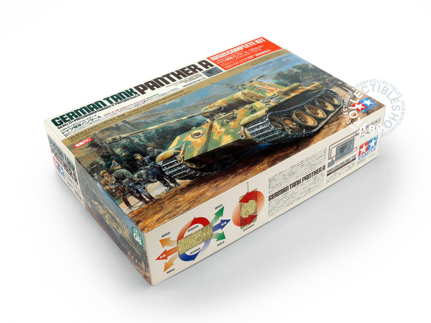 Tamiya 1/25 Vintage RC German tank Panther A #56602 Model Kit