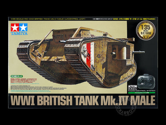 Tamiya 1/35 RC British Tank MK.IV Male w/RC System Model kit