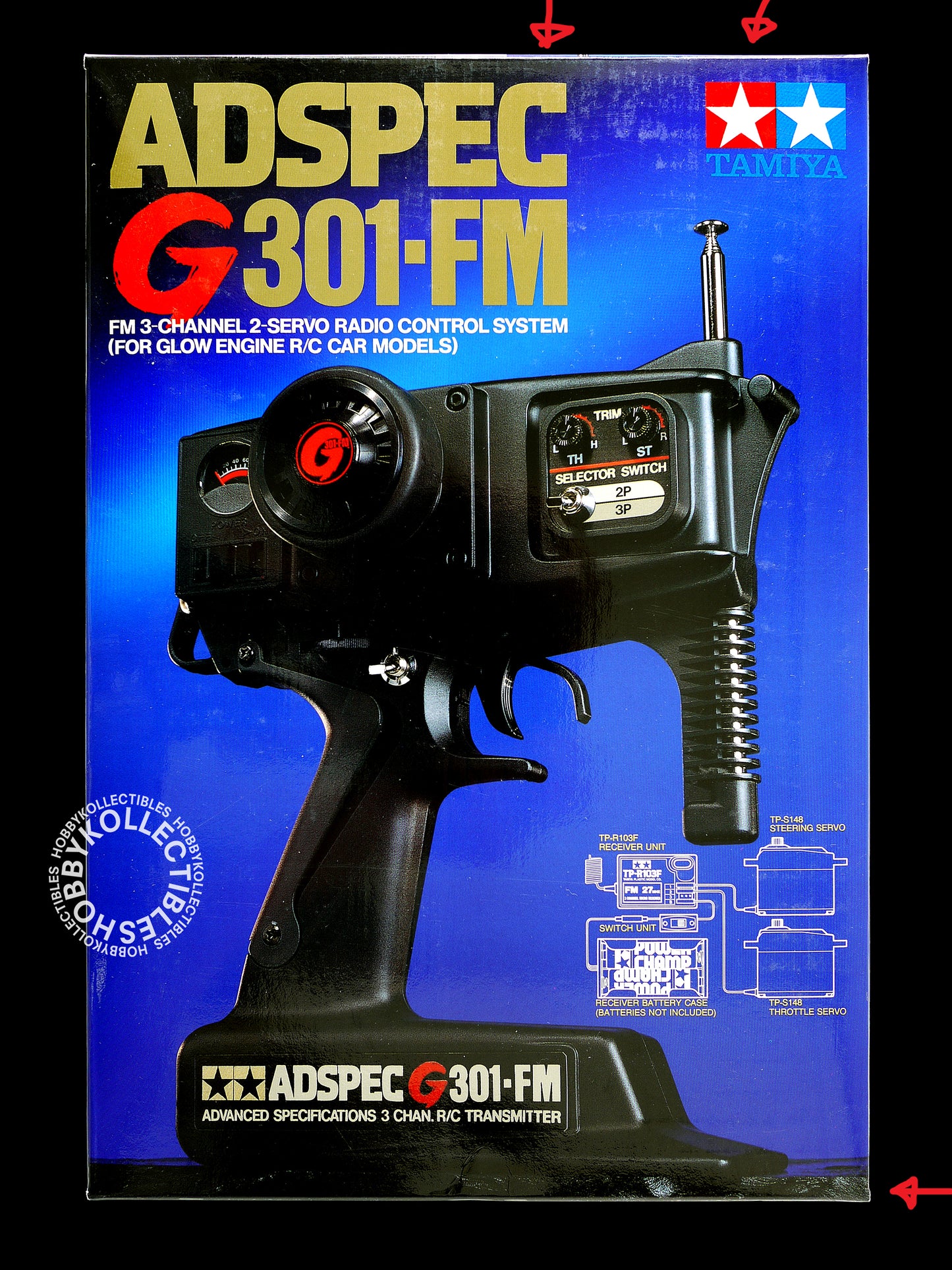 Tamiya RC Adspec G301-FM 3 Channel RC System for Engine #45016
