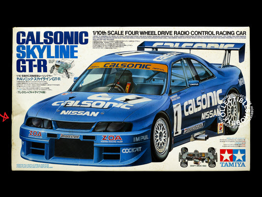 Tamiya Vintage 1/10 RC Calsonic Skyline GT-R #58191 Model Kit