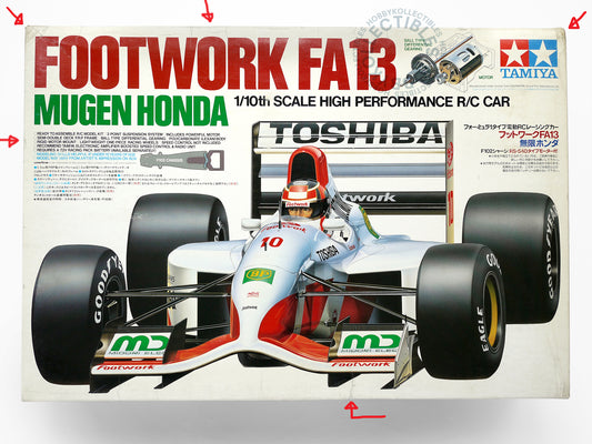 Tamiya 1/10 Vintage RC Footwork FA13 Mugen Honda #58114 Model Kit