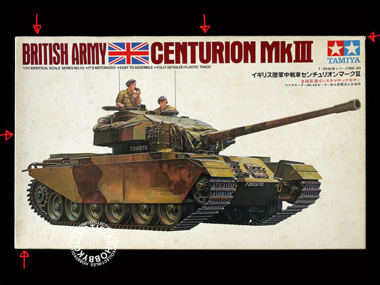 Tamiya Vintage 1/35 Motorize Centurion MKIII Tank MT130