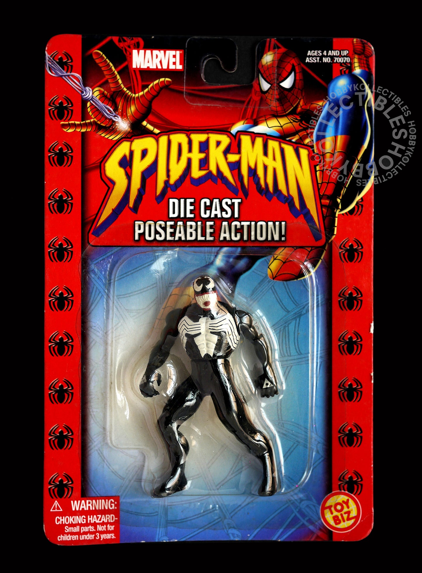 Lot of 5 Toy Biz Marvel Heros Spiderman DieCast Action Figures