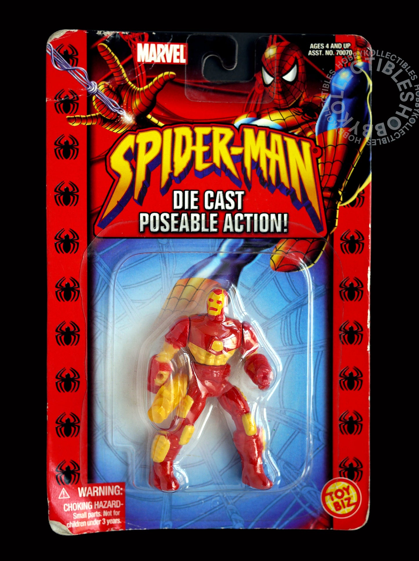 Lot of 5 Toy Biz Marvel Heros Spiderman DieCast Action Figures