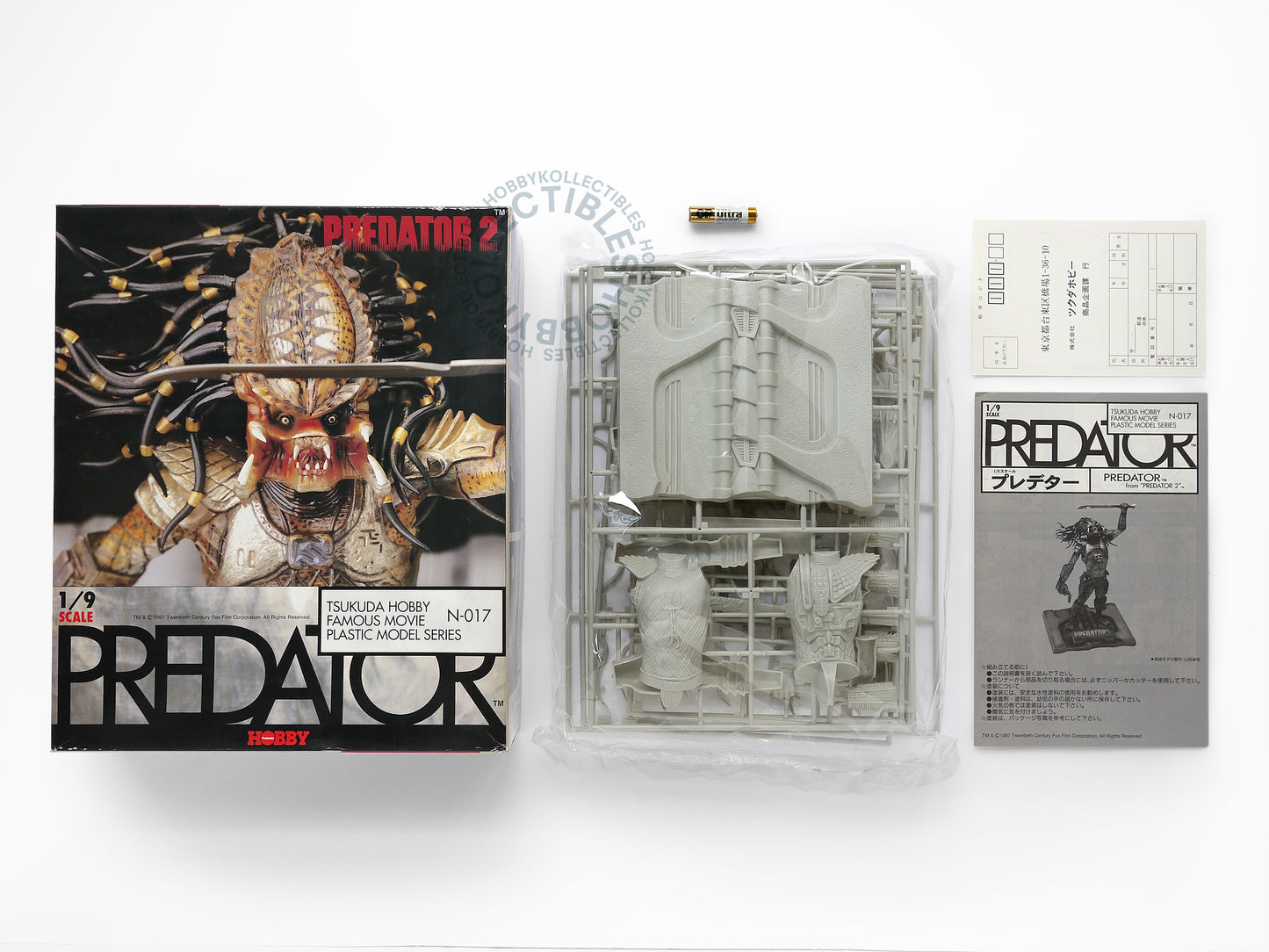 Tsukuda Hobby 1/9 Predator Plastic Model Kit Halcyon Rebox