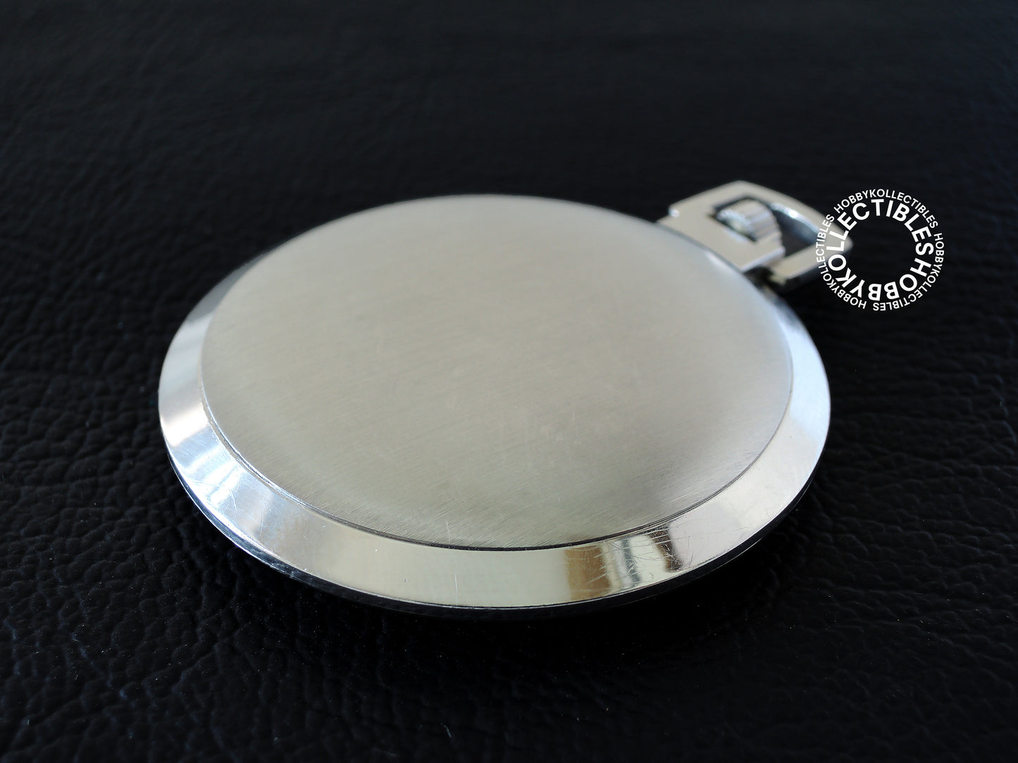 Swiss Universal Geneva Stainless Steel Open Face Lever Pocket Watch