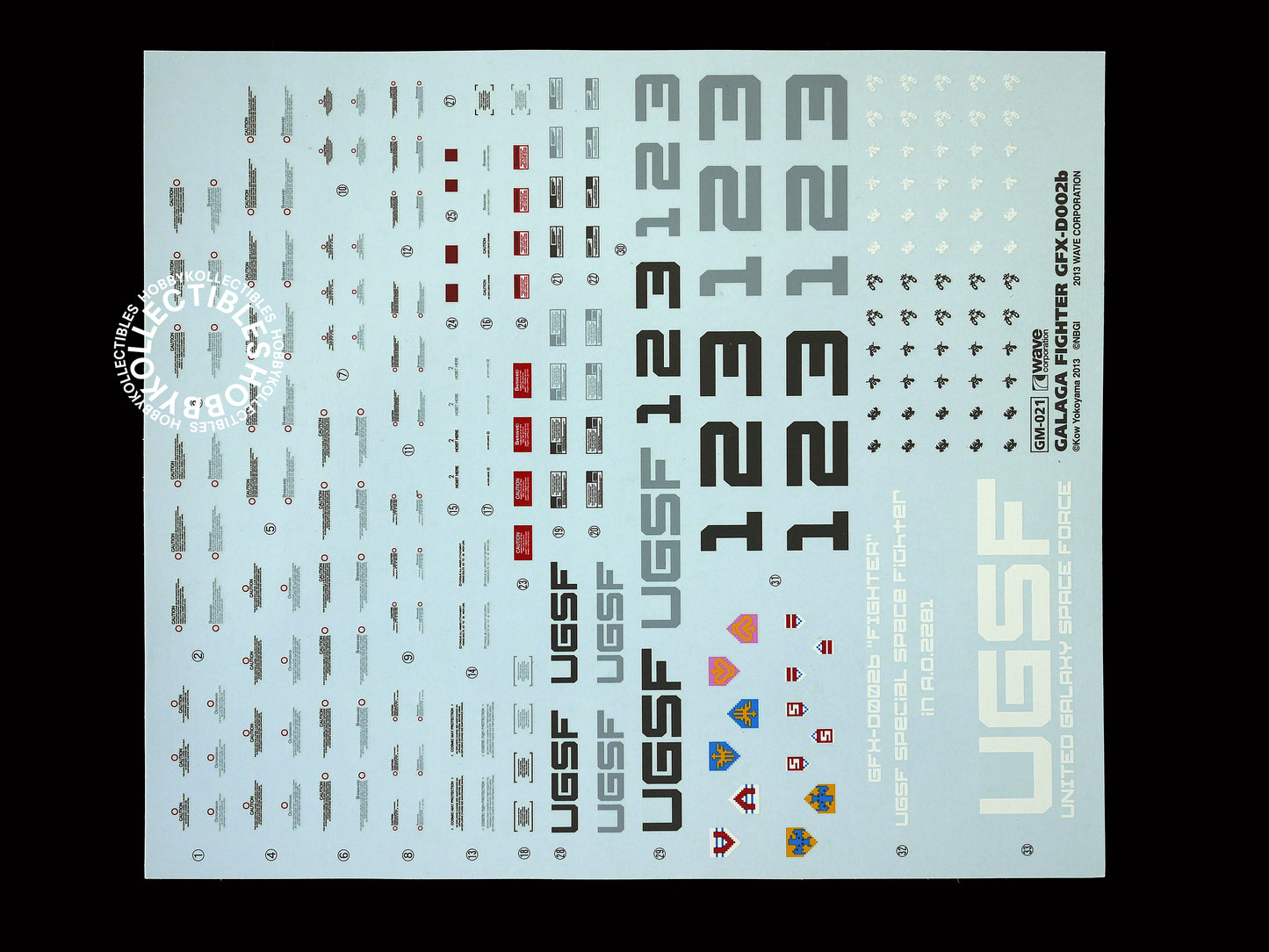 Wave Ma.K Mecha Galaga Fighter GFX-D002b Model Kit