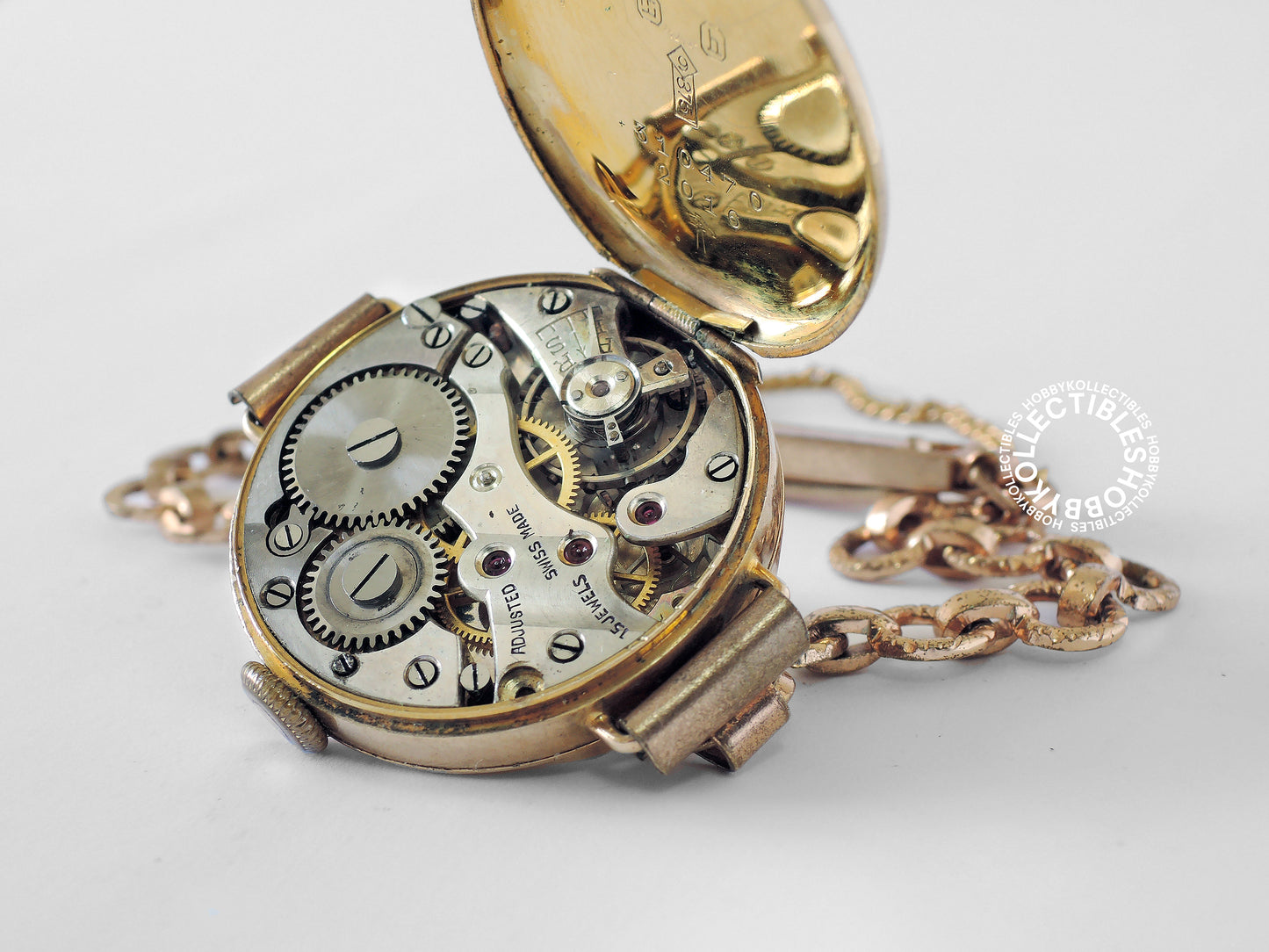 Swiss Vintage J.W. Benson 9K Gold Lever Ladies Wrist Watch