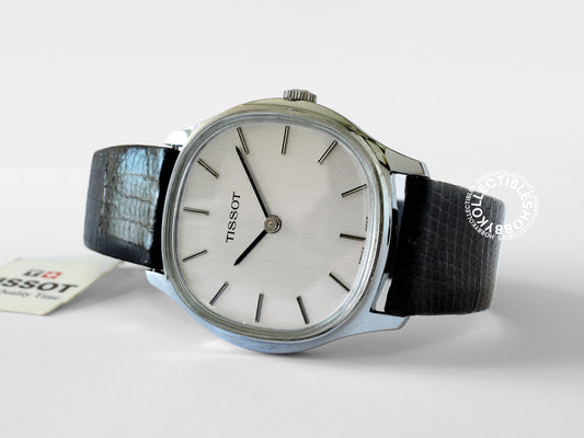 Swiss Tissot Vintage Chromium Plated Wristwatch New Old Stock