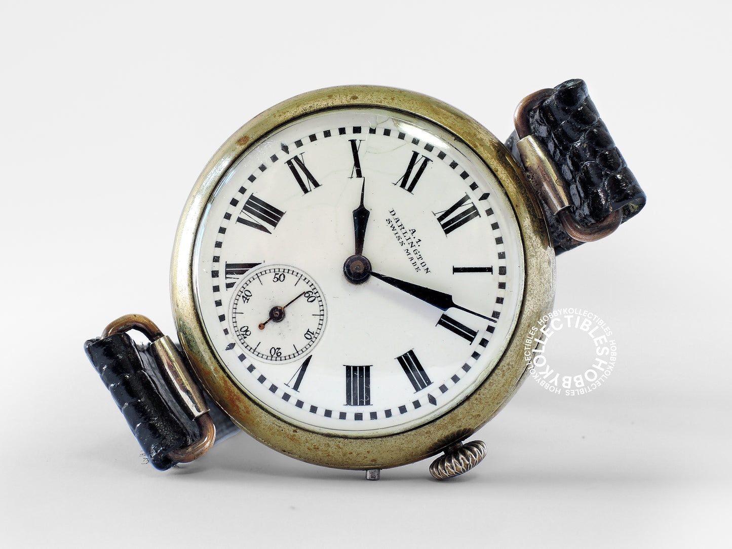 Swiss Antique A.1. Darlington Cylinder Wristwatch