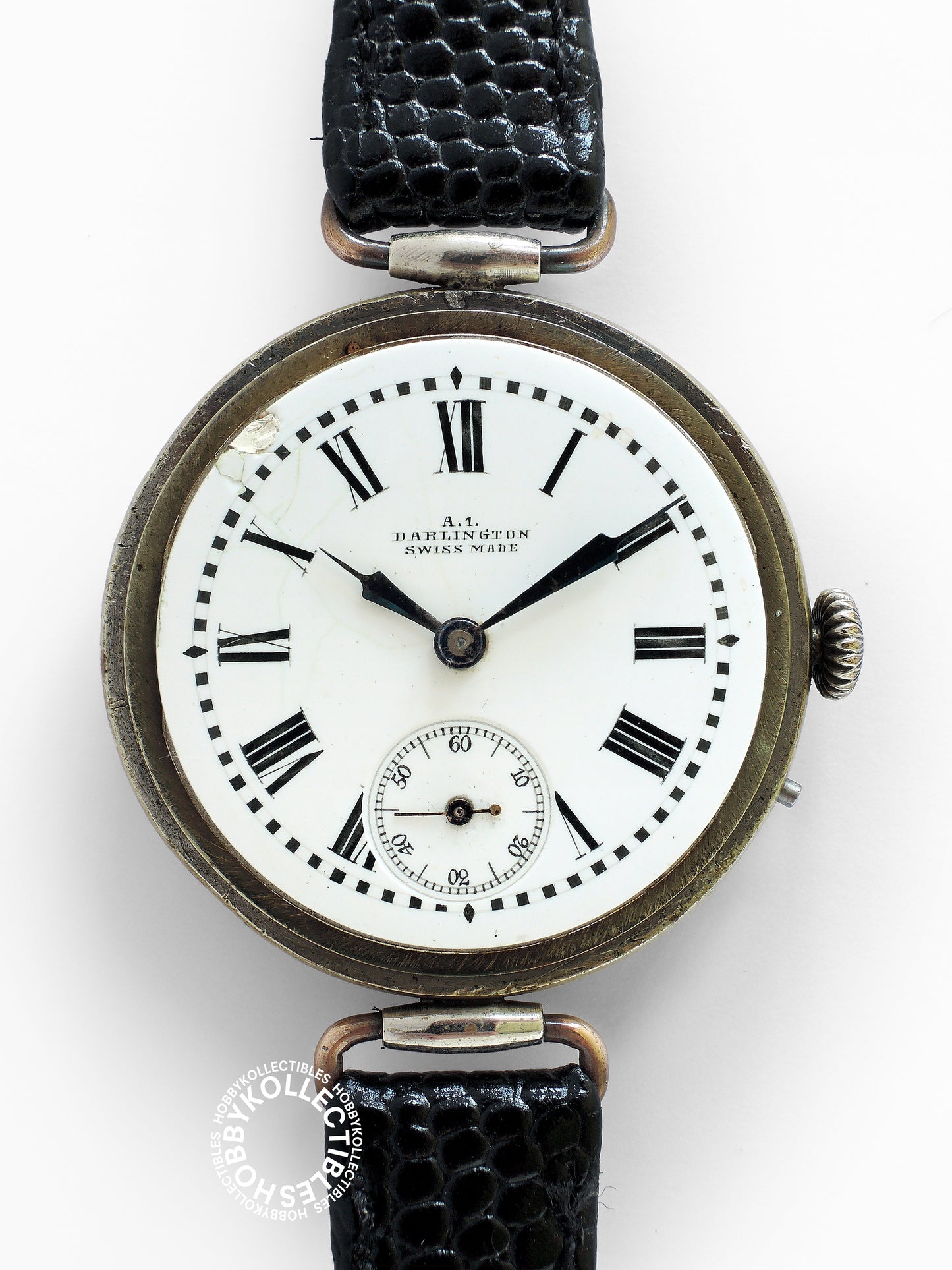 Swiss Antique A.1. Darlington Cylinder Wristwatch