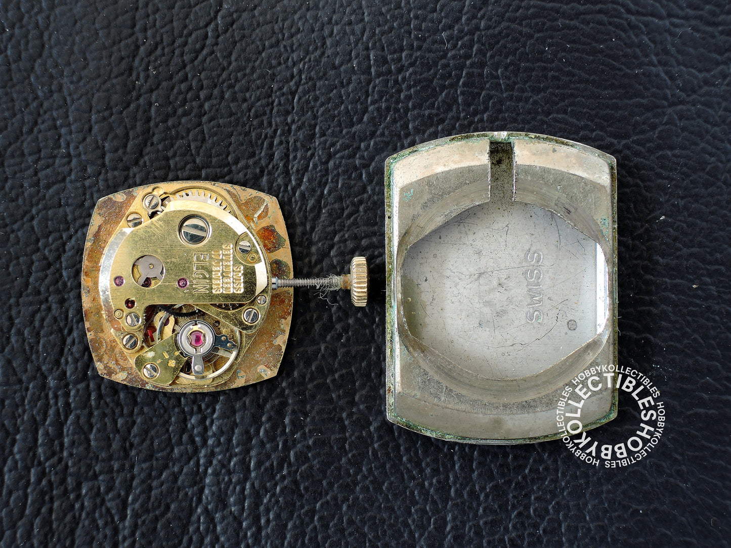 Lot(B) of 5 Wrist Watch Elgin Ingersoll Marvin Westclox for Project/Repair 4 Run
