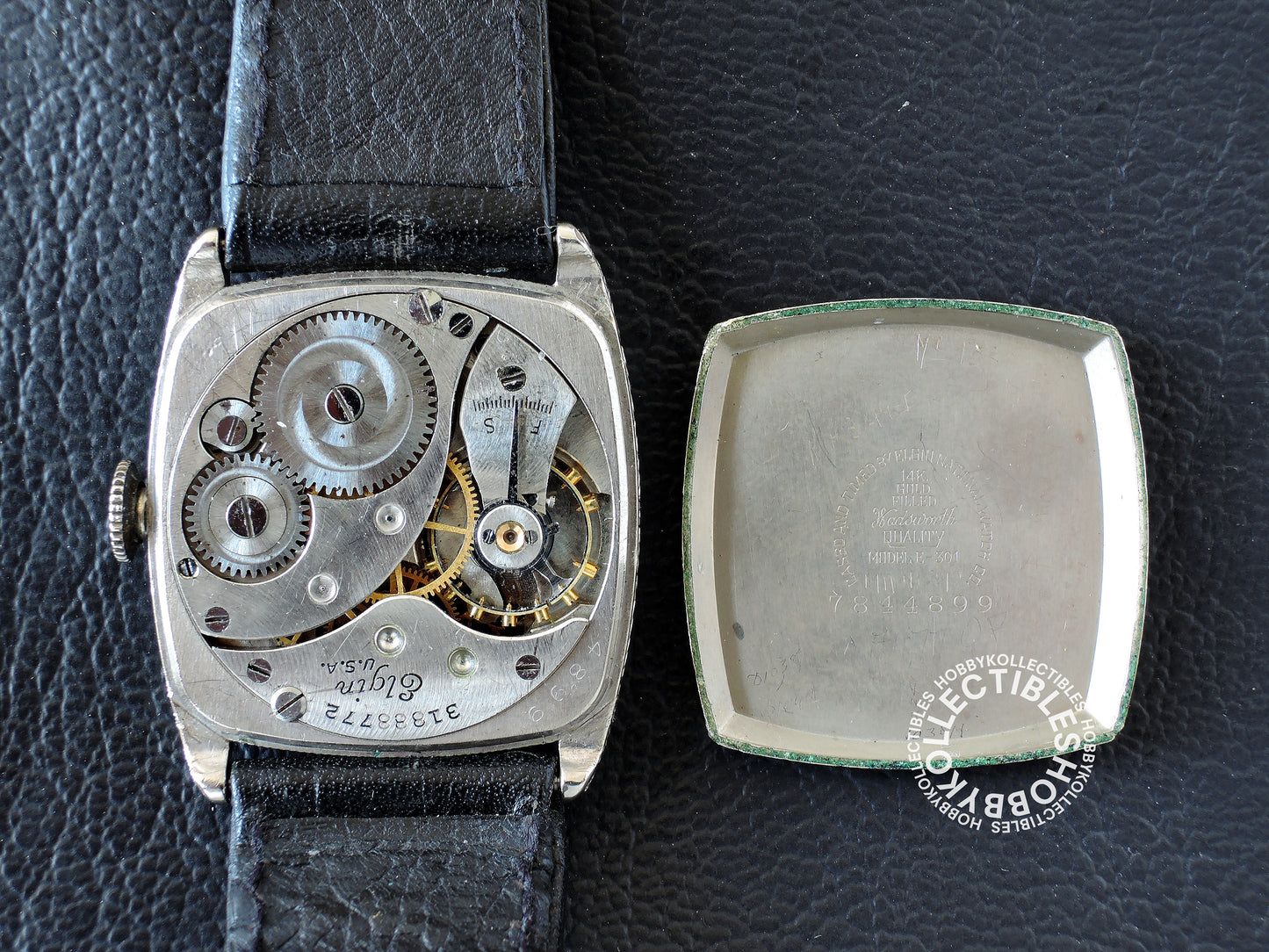 Lot(B) of 5 Wrist Watch Elgin Ingersoll Marvin Westclox for Project/Repair 4 Run