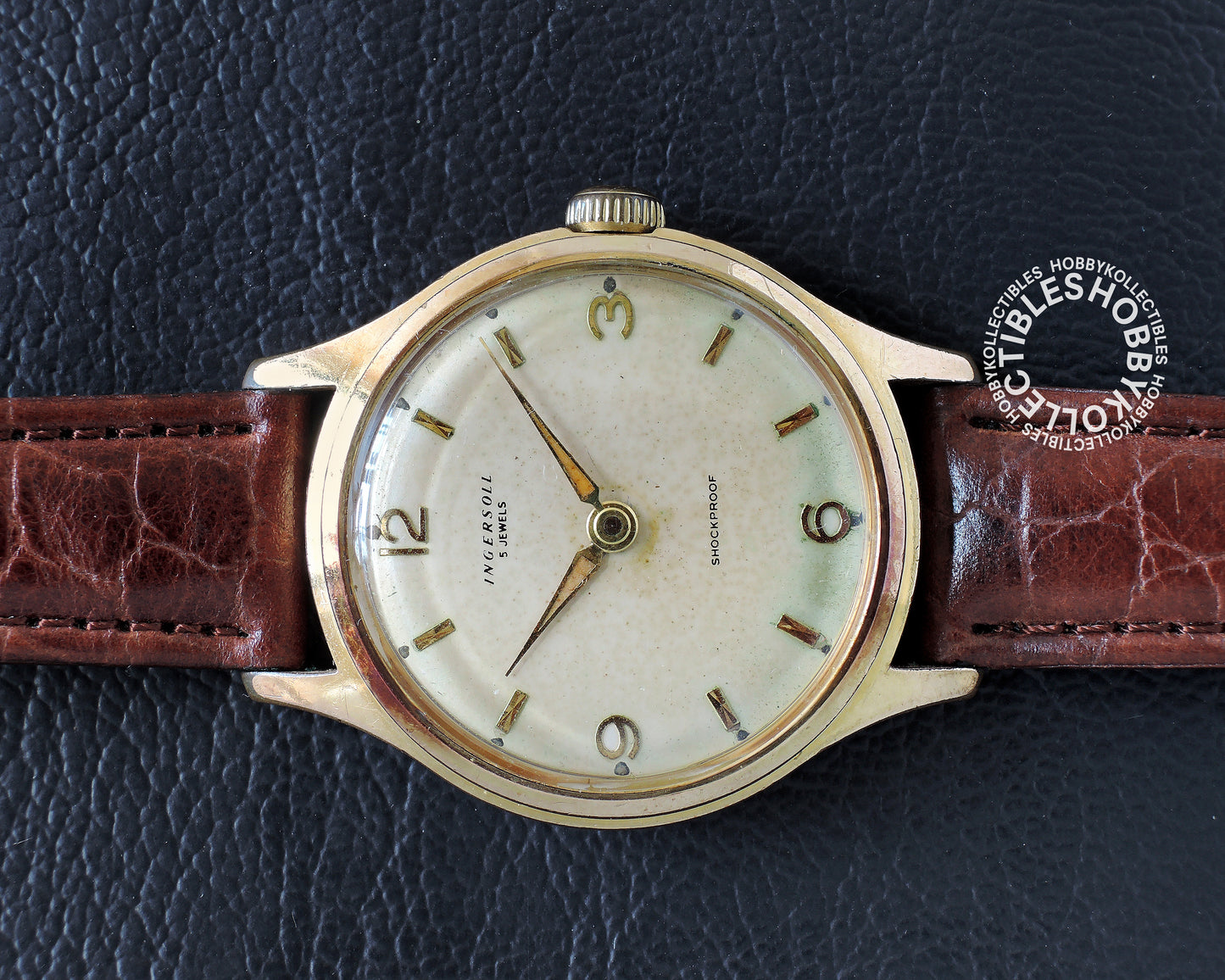 Lot(B) of 5 Wrist Watch Elgin Ingersoll Marvin Westclox for Project/Repair 4 Run