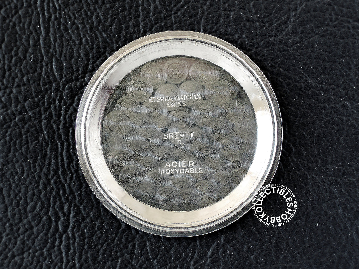 Swiss Vintage Eterna Stainless Steel Triple Calendar Wrist Watch