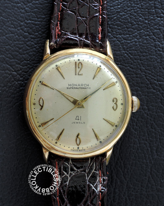 (SOLD) Lot(E) of 3 Vintage Wrist Watch Dugena-Matic Gendis Monarch NEED SERVICE