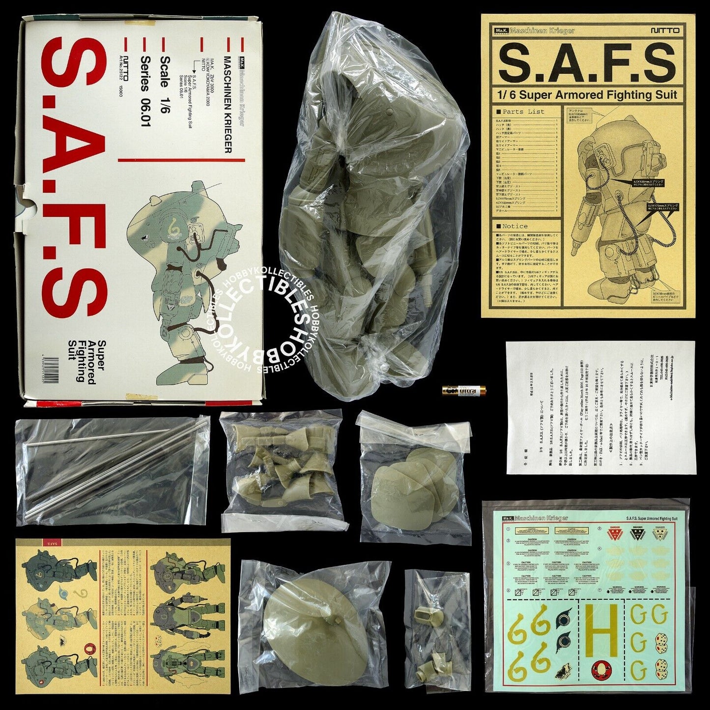 Ma.K Nitto SF3D Vintage 1/6 SAFS Vinyl Mecha Model Kit