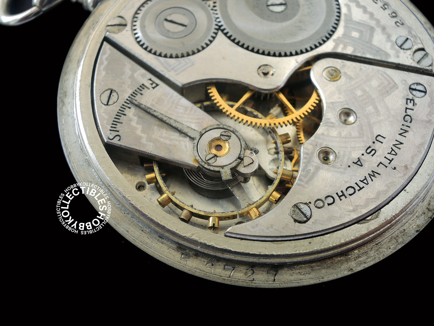 Elgin 2 Tone Open Face Lever Pocket Watch