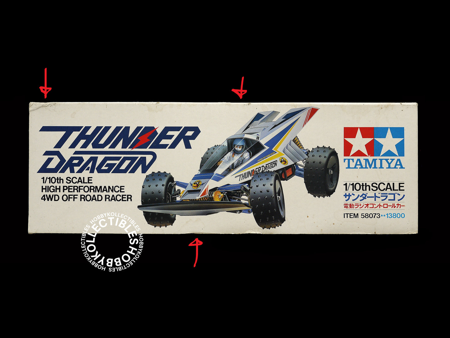 (SOLD in eBay)Tamiya Vintage 1/10 RC Thunder Dragon #58073 TS Chassis 1st Release