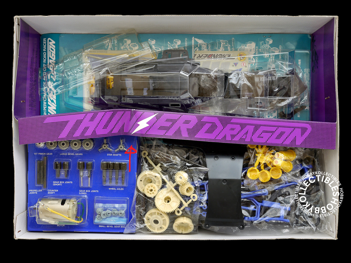 (SOLD in eBay)Tamiya Vintage 1/10 RC Thunder Dragon #58073 TS Chassis 1st Release