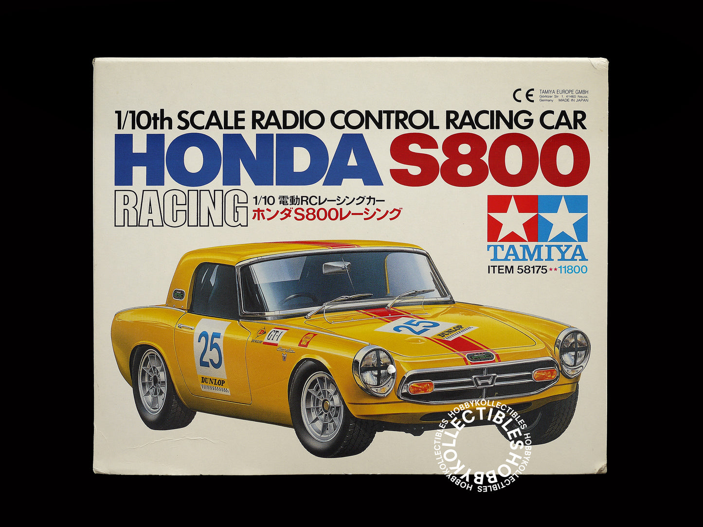 Tamiya 1/10 RC Honda S800 Racing Car #58175 Model Kit