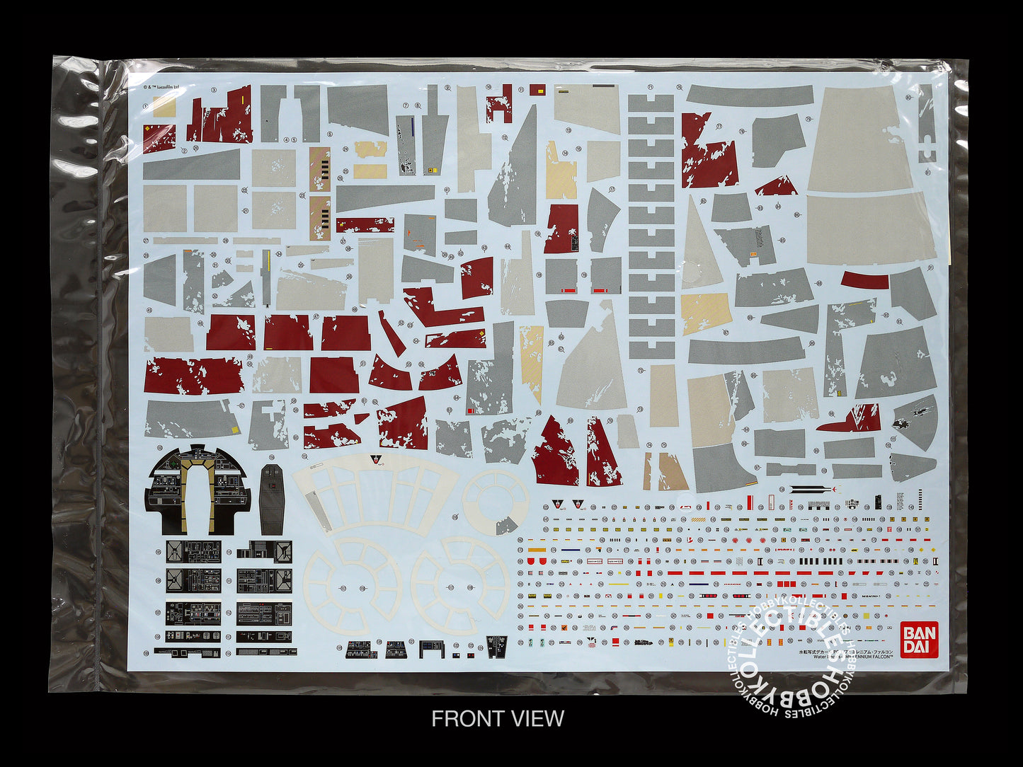 Bandai Star Wars 1/72 Millennium Falcon Premium Version w/ LED Lights Model Kit