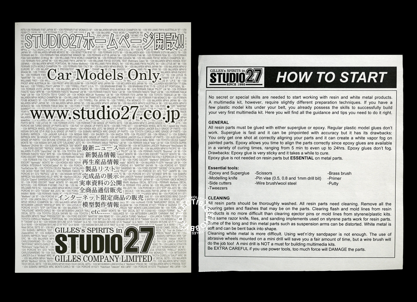 Studio27 1/20 F1 Ferrari 126C2 GP'82 Metal Kit by MFH