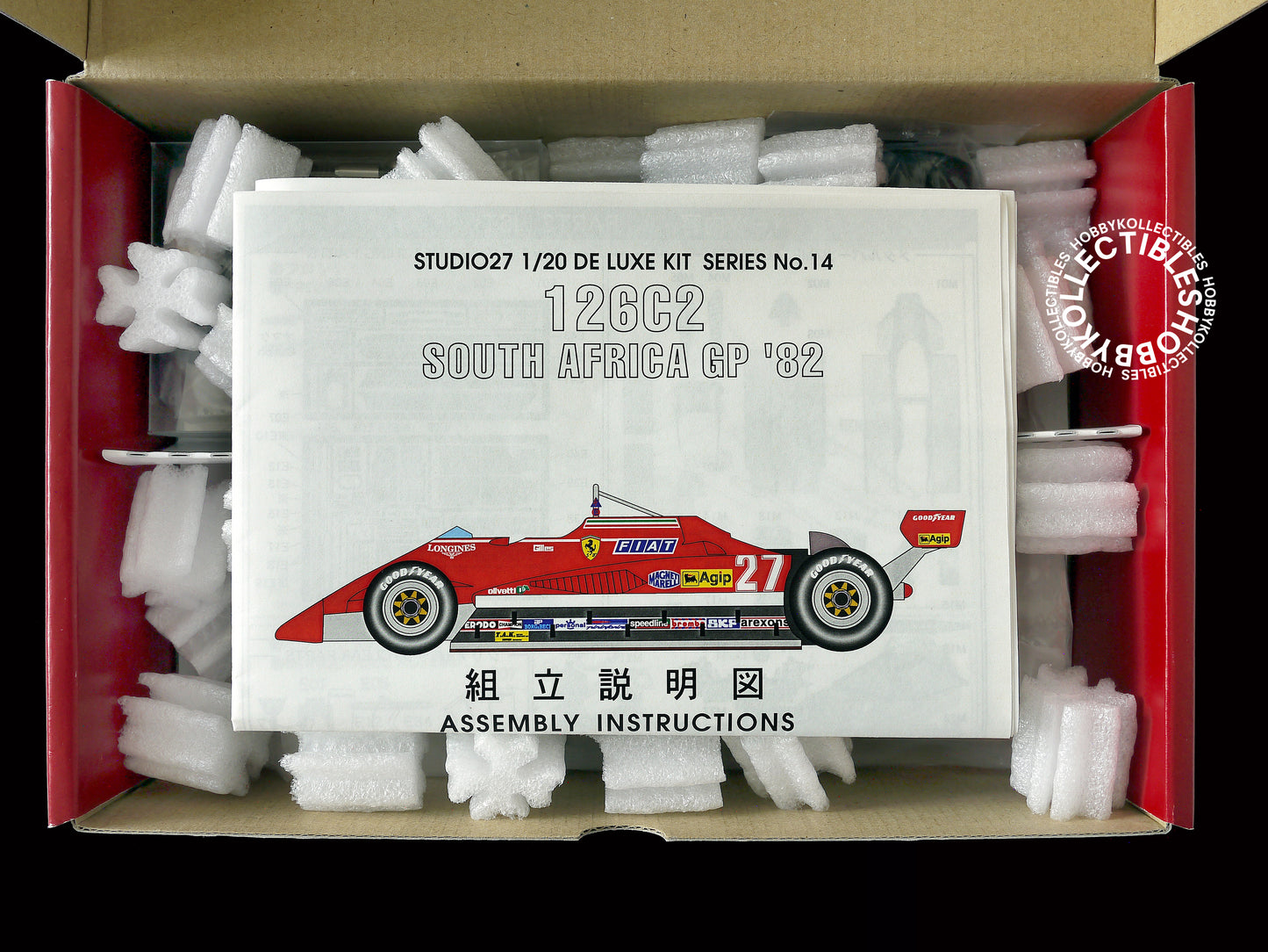 Studio27 1/20 F1 Ferrari 126C2 GP'82 Metal Kit by MFH