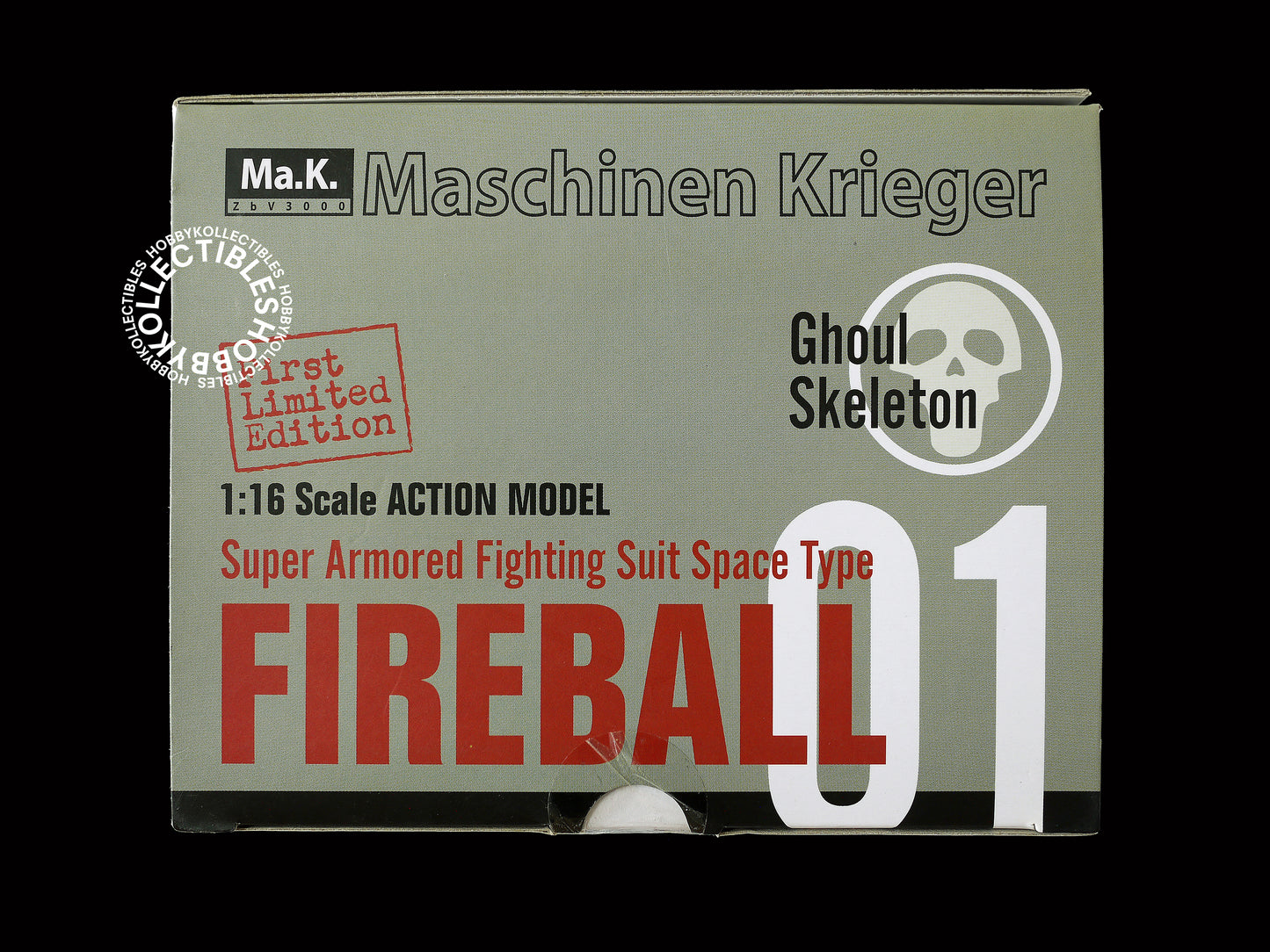 Ma.K Sentinel SF3D #02 1/16 SAFS Fireball Action Figure Black Limited Edition Factory Sealed