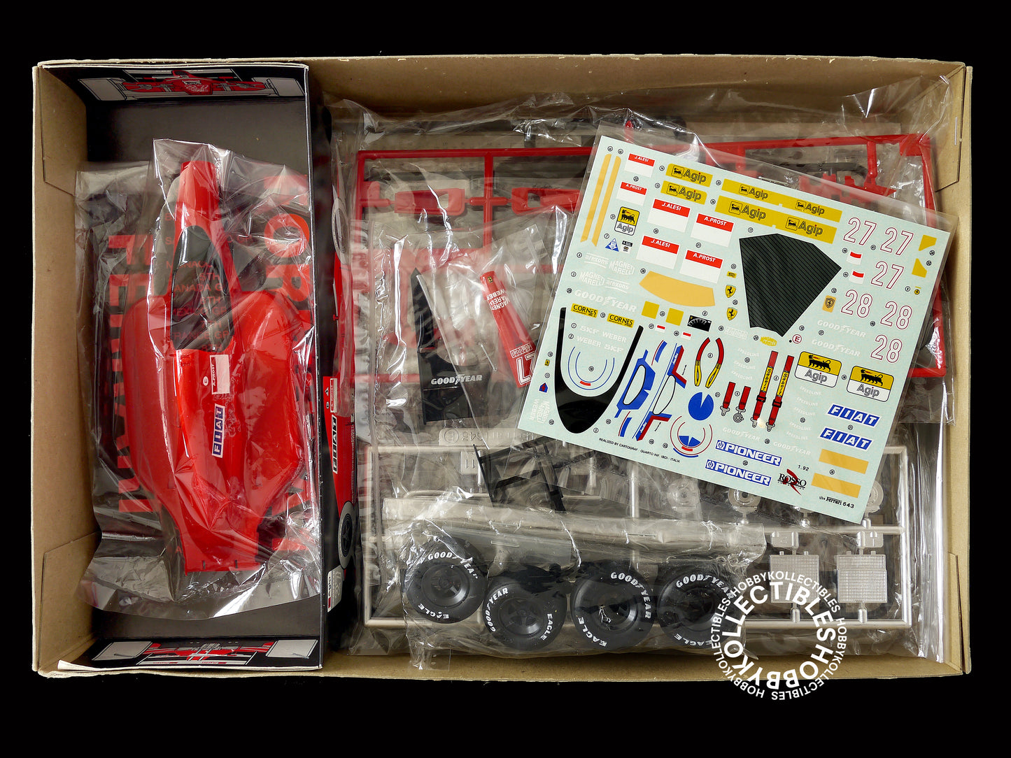 Rosso Vintage 1/24 Ferrari F643 F1 Grade-Up Painted V. Model Kit