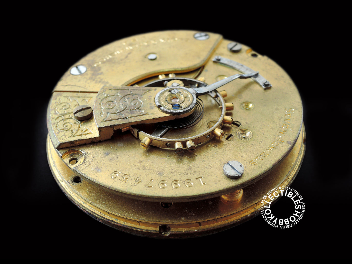 Lot of 2 Vintage American Nickel Pocket Watch Elgin Waltham