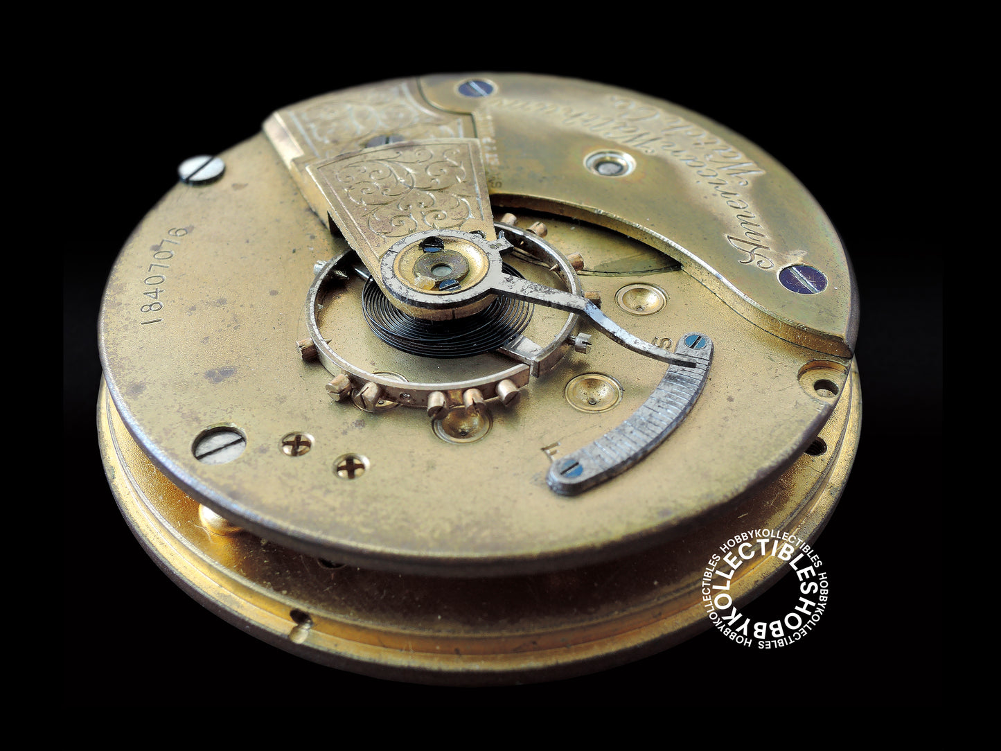 Lot of 2 Vintage American Nickel Pocket Watch Elgin Waltham