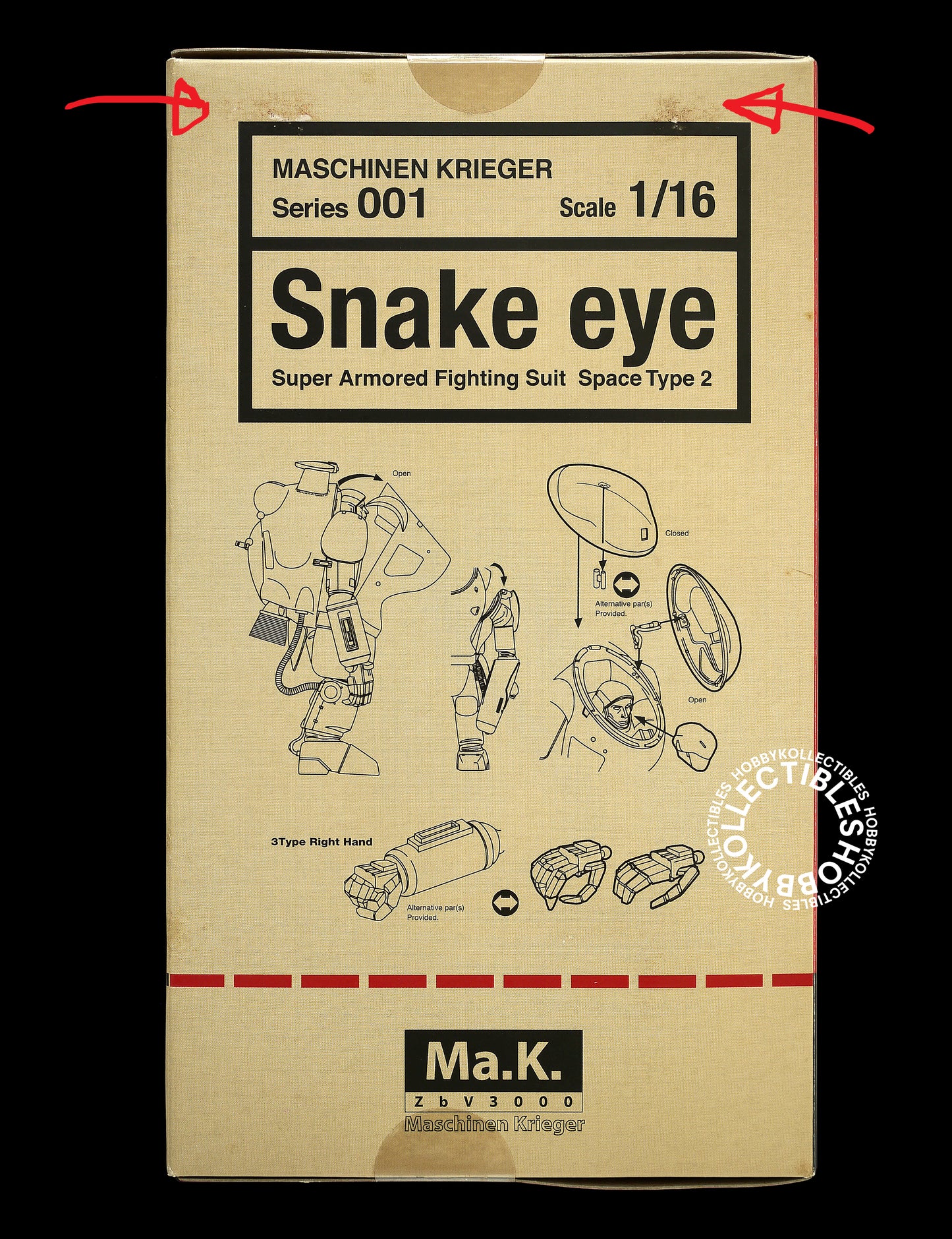 Ma.K Max Factory SF3D Vintage 1/16 Snake Eye [A] Action Figure Factory Sealed