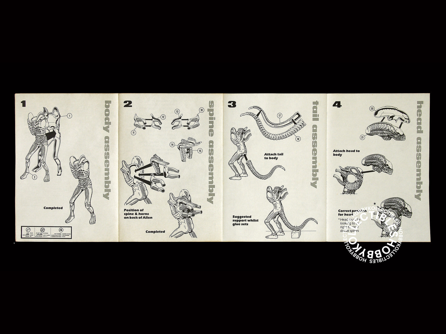 Halcyon Vintage 1/9 Alien Warrior Base & Egg Model Kit