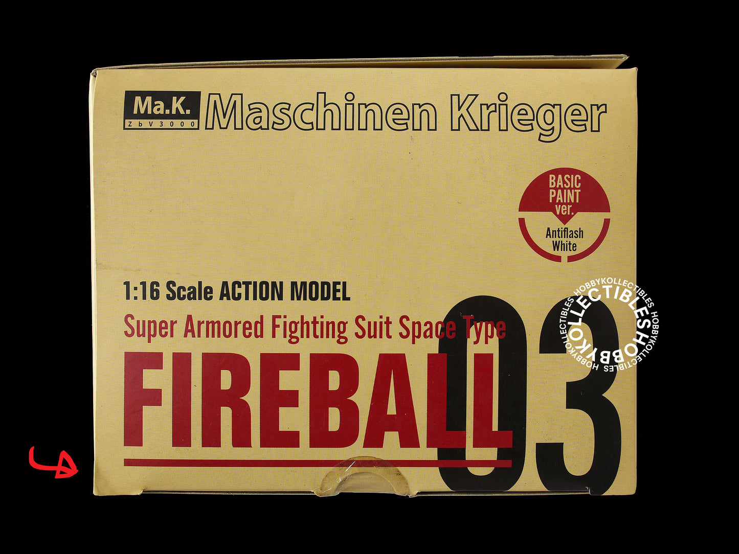 Ma.K Sentinel SF3D #03 1/16 SAFS FireBall Basic Paint Action Figure USED
