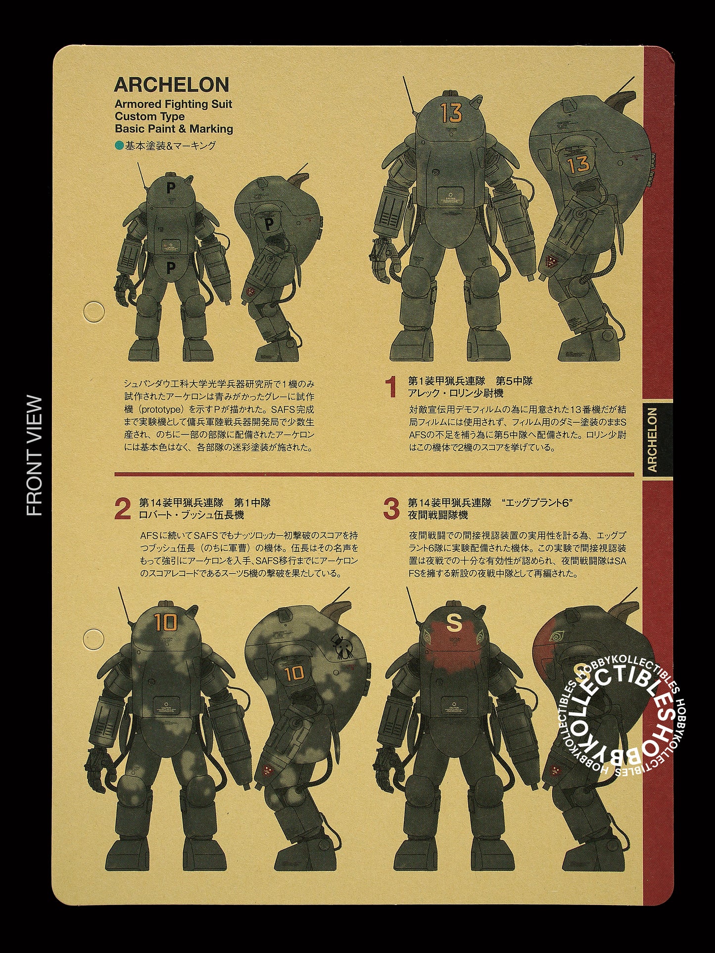 Ma.K Wave SF3D 1/20 AFS Archelon Model Kit