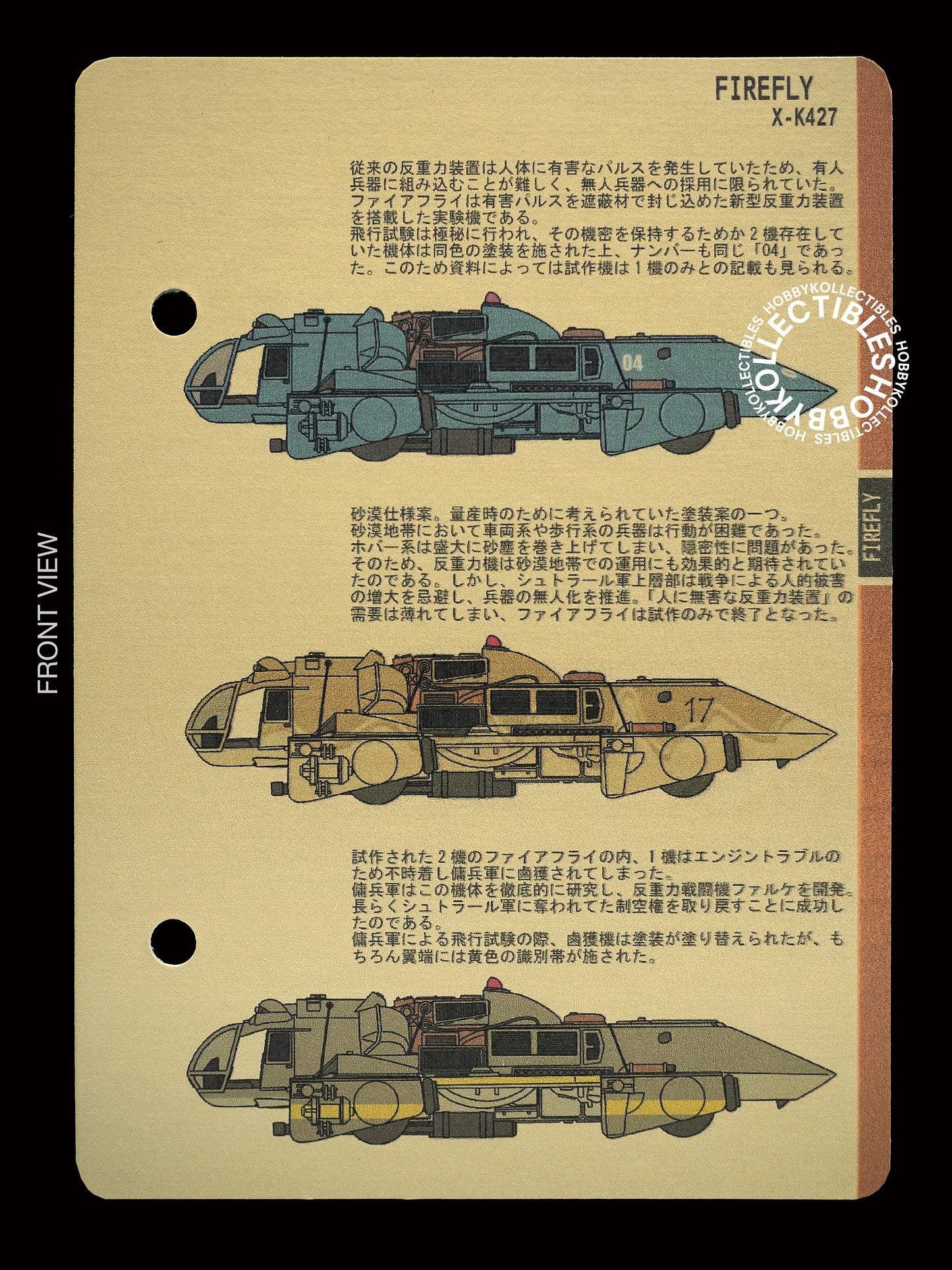 Tenbowkissa Ma.k SF3D  1/76 FireFly X-K427 Resin Model Kit