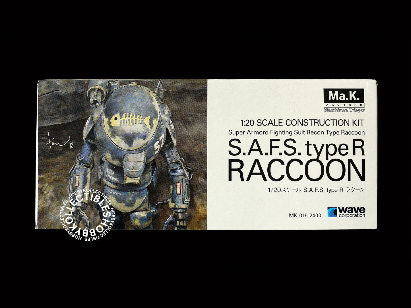 Ma.K Wave SF3D 1/20 Mecha SAFS Raccoon Model Kit
