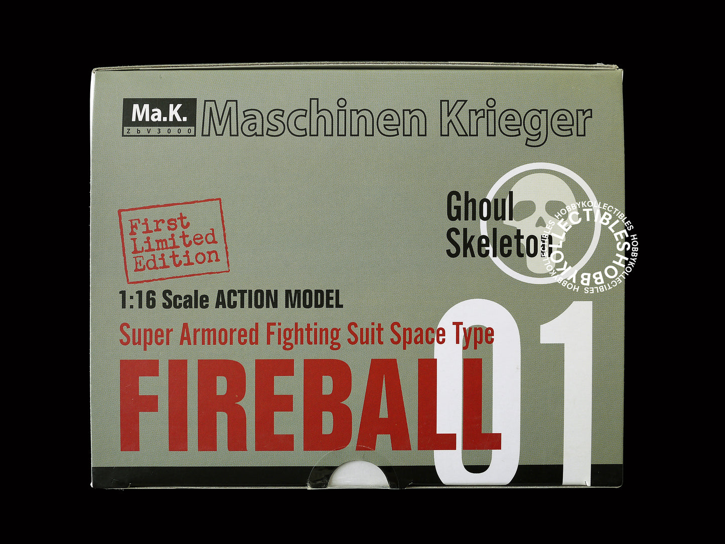 Ma.K Sentinal SF3D #01 1/16 SAFS Fireball Ghoul Skeleton Action figure Factory Sealed