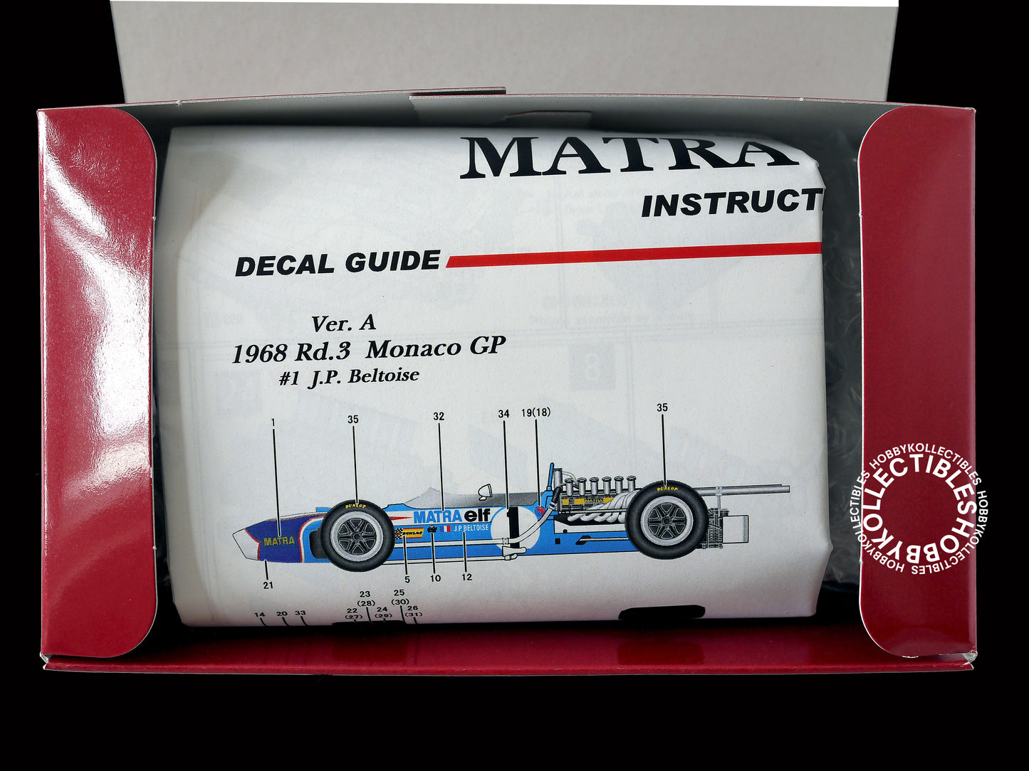 (SOLD) MFH 1/43 Matra MS11 ver.A 1968 Monaco GP Metal Model Kit