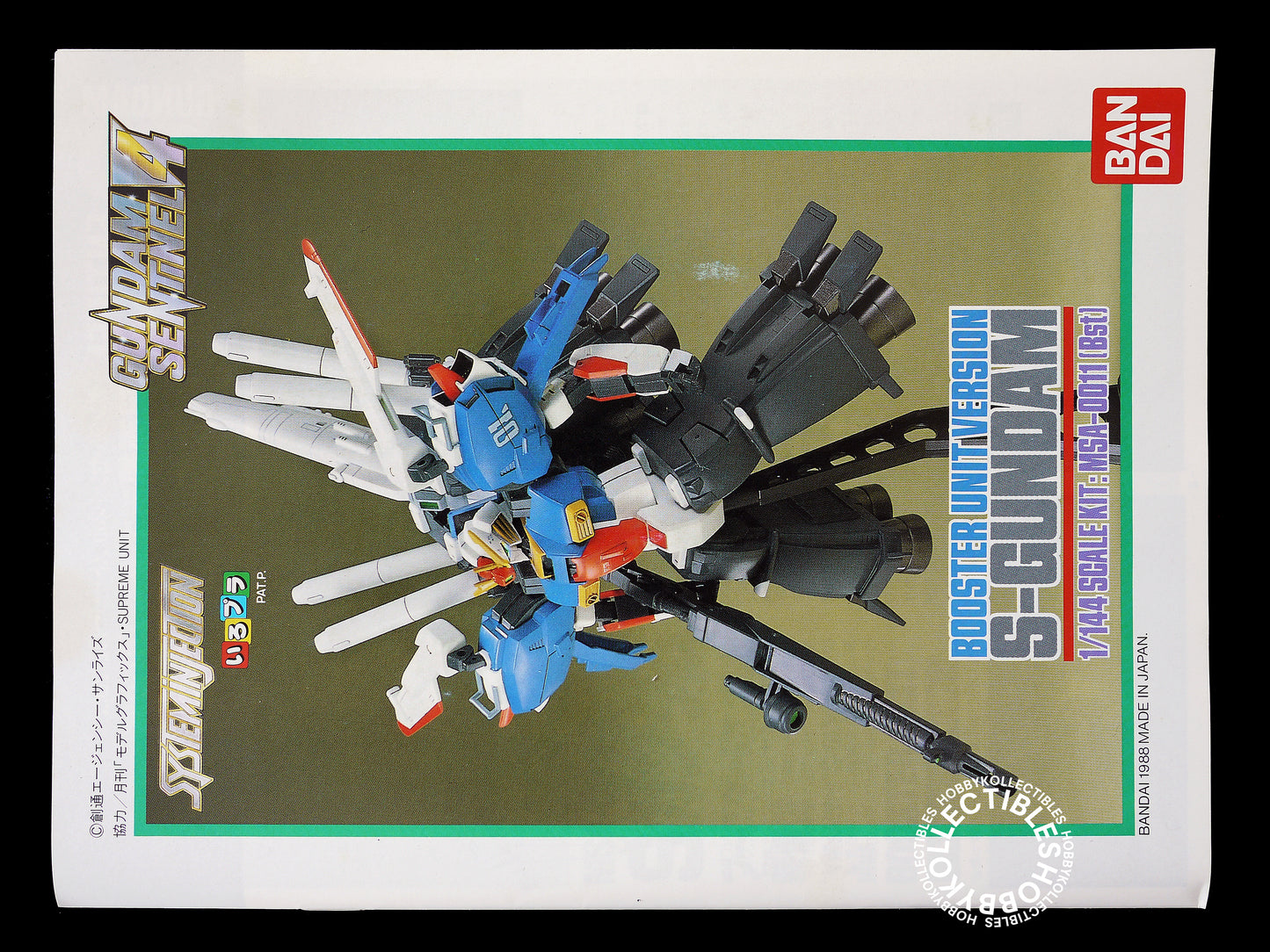 Bandai 1/144 S-Gundam Gundam Sentinel 4 Model Kit