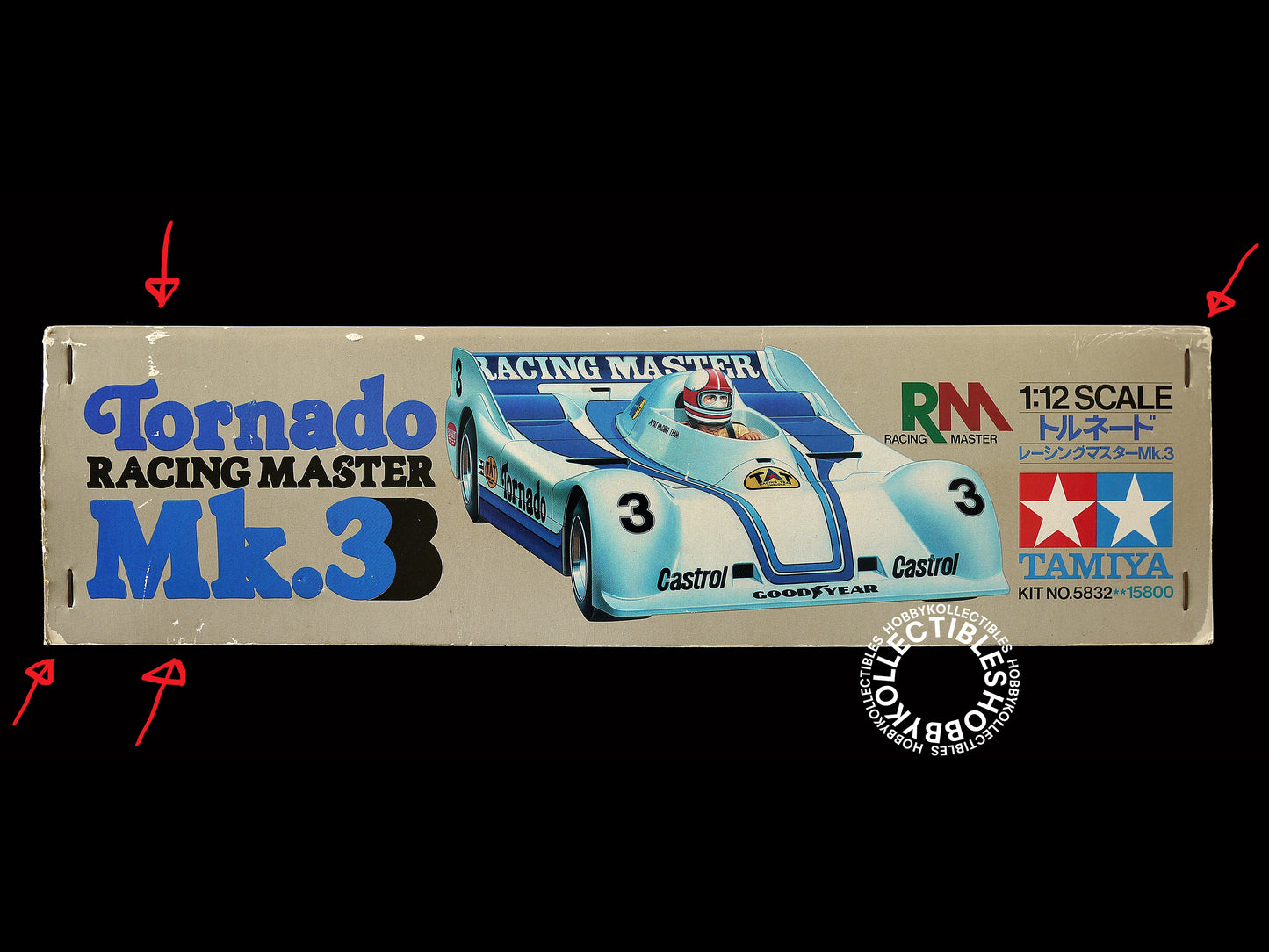 Tamiya Vintage 1/12 RC Tornado RM Mk.3 #5832 1st Release